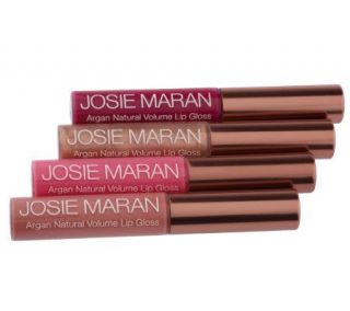 Josie Maran 4 piece Argan Oil Infused Lipgloss Set —