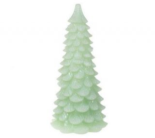 CandleImpressio 11 Glittered Christmas Tree FlamelessCandle with 