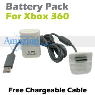 Controller Battery Charger Kit Fr Xbox 360 Elite Slim