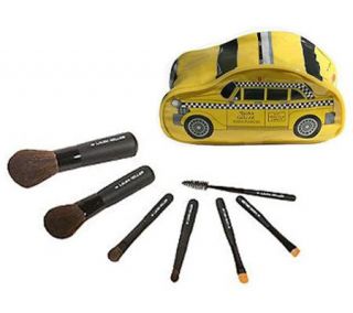 Laura Geller 7 Piece Brush Set with Taxi Cab Bag —