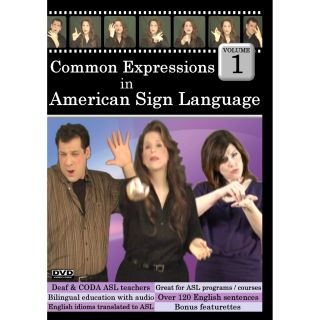 American Sign Language ASL Common Expressions Vol 1