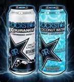 Rockstar Energy Drink Xdurance or Coconut Water 8 Pack 16 oz Cans New