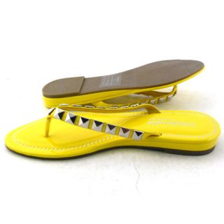 Sz 7 Womens Shoes Coconuts Popsicle Sandles New Yello