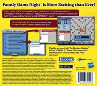 Hasbro Scrabble Champion Game for PC XP Vista Win 7