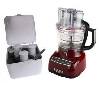 KitchenAid 13 Cup 3 in 1 Wide Mouth Food Processor w/ Accessories 
