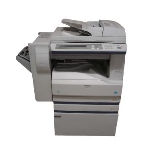 Sharp AR M257 Black White Copier with Stand and Low Meter
