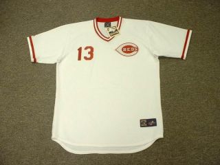 dave concepcion reds 1975 cooperstown jersey xxl