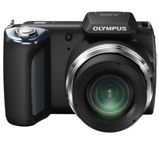 Olympus SP 620 16 MP 21x Zoom Digital Camera w/ Accessories — 