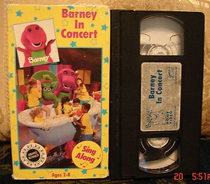  In Concert Backyard Gang Performs Live Introducing Baby Bop Vhs Video