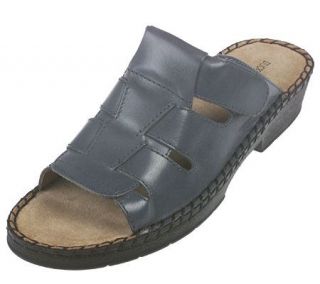Duckhead Leather Multi Strap Comfort Slides w/Adjust. Strap — 