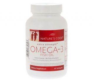 Natures Code 30 Day Supply Extra Strength Enteric Coated Omega 3 