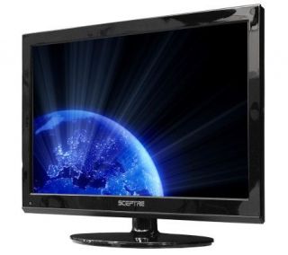 Sceptre 23.6 Diag. 1080p LED HDTV w/Built in DVD —