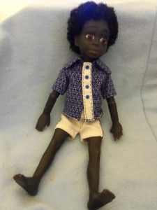   vintage Limited Edition Art doll by NIADA JUDITH CONDON Black Doll