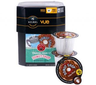 Keurig 24 Vue Packs Coffee People Donut Shop Travel Mug Size