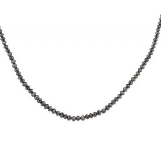 AffinityDiamond 20ct tw Black Diamond Bead Necklace —