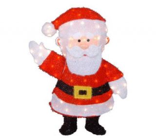 26 3 D Lighted Santa Tinsel Animated Yard Artby Sterling —