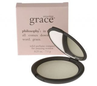 philosophy amazing grace solid fragrance compact .25 oz. —