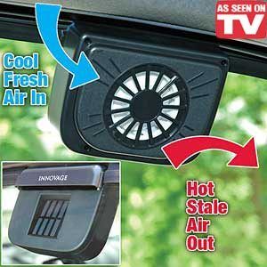  Power Window Fan Ventilator Auto Cool Air Vent for Car Vehicle