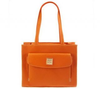 Dooney & Bourke Pebble Leather Janine Bag w/ Front Pocket   A231426