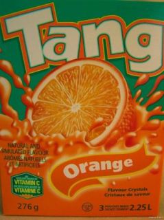 TANG ORANGE 3 BOXES DRINK CRYSTALS (9 POUCHES) 276g EACH BOX