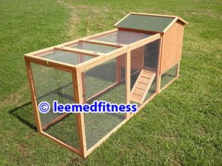 Chicken Coop Waterproof New Wood Backyard Poultry Hen House Rabbit