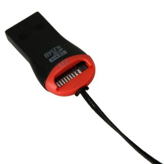 Reader USB 2.0 Micro SD T Flash TF M2 Memory Card Black #021