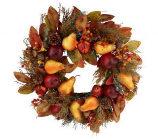 Decorative Pomegranate Harvest 24 Wreath by David Shindler —