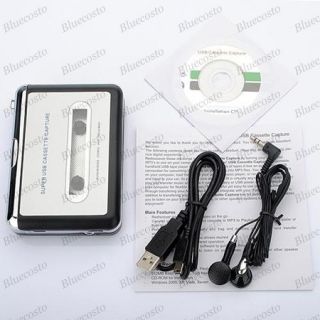 Tape to PC Computer USB Cassette to  Converter Audio Capture for