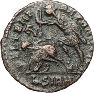 Constantius Gallus 351AD Authentic Ancient Roman Coin Battle Horse Man