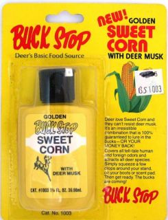  corn with deer musk buck stop item 1003 deer love sweet corn and they