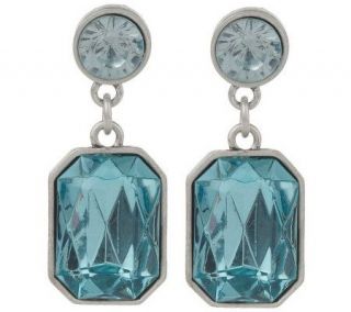 KathyVanZeeland Multi Stone Dangling Glam Earrings —