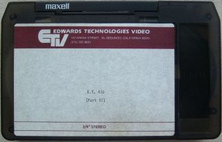 ETV #432 P2 APR 1987 U MATIC 80S PROMO MUSIC VIDEO/OTHER ONES/GINO