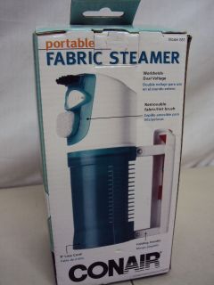 item details conair gs1 portable fabric steamer