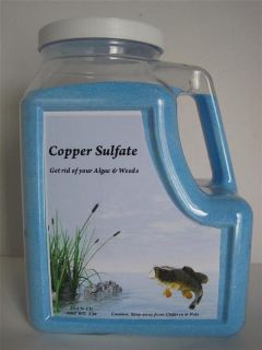 Copper Sulfate 13 Pounds Get RID of Algae and Weeds