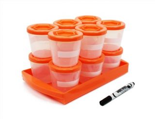 Baby Food Containers Sprout Cups Reusable 2 oz Storage Cups 12pack