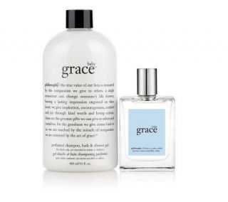 philosophy baby grace duo 16oz shower gel & 2 oz spray fragrance