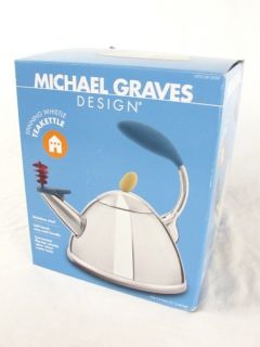  Michael Graves Teapot Tea Kettle Pot Contemporary Modern Design