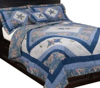 Pastoral 4 pc. Quilt Set with Shams and Decorative Pillow —