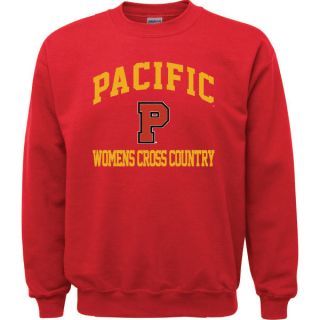 Pacific Boxers Red Womens Cross Country Arch Crewneck Sweatshirt
