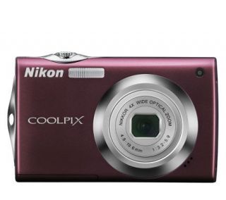 Nikon S4000 Plum 12MP Camera with 3 Touch LCD,VR, Battery —