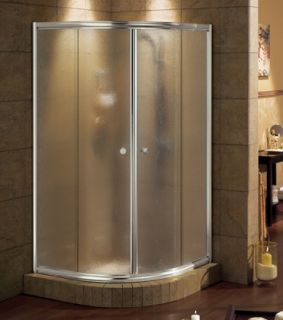  Talen 1 4 Frameless Glass Neo Round Sliding Corner Shower Door