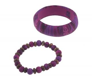 Viva Beads Set of 2 Clay Wardrobe Bracelets —