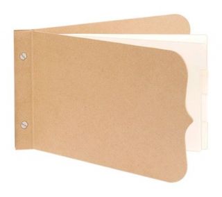 Chipboard Postbound Mini Album 6X9 Artisan Kraft —