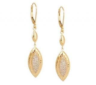 AffinityDiamond 1/5 ct tw Marquise Shape Drop Earrings 14K Gold