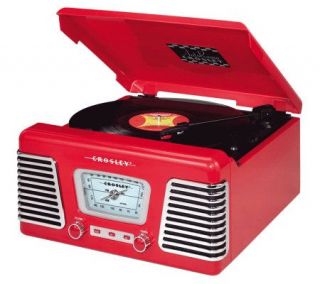 Crosley CR711 Autorama Turntable with AM/FM Radio   Red   E248633