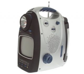 GPX WeatherX Portable B&W 5 Diag. TV w/ Lantern & Radio w 