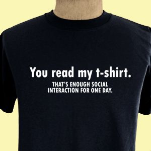 You Read My T Shirt Funny College Party Geek T Shirt