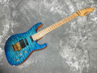 2001 Jackson PC 1 Phil Collen Turquoise Quilt Beautiful USA MADE