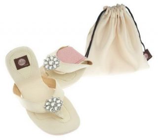 Foldable Thong Style Sandals w/Sachet by Lola —