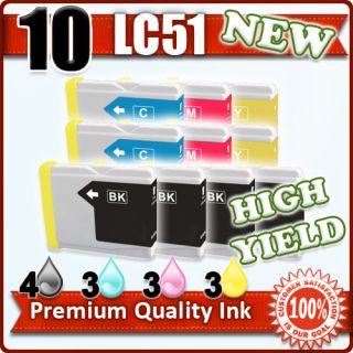  high capacity lc51 color quantity capacity compatible brand printing